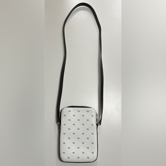 Alexander Wang Scout Rectangular Crossbody Bag, All-Over Logo - Picture 7 of 9